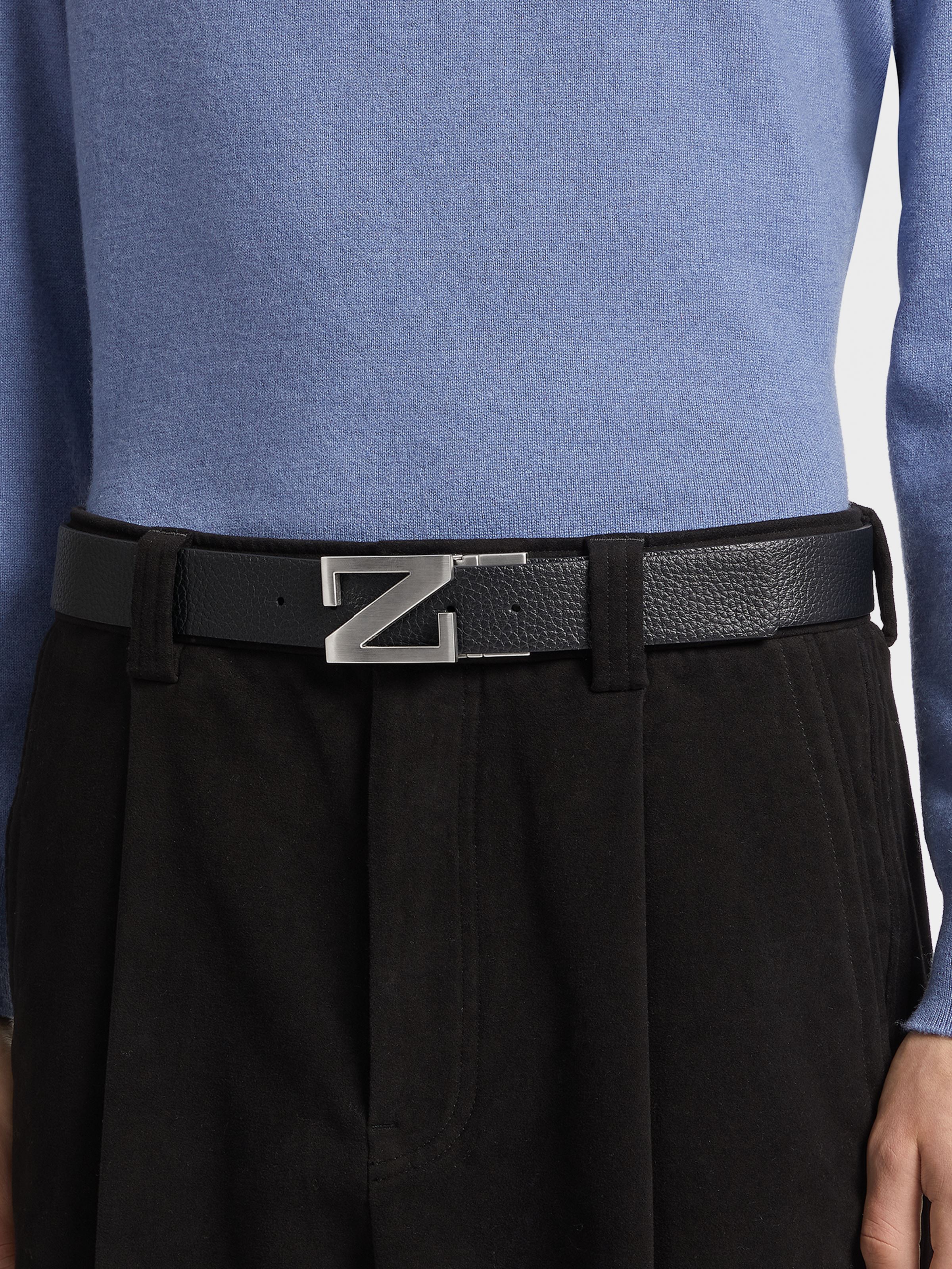 Designer leather belts for men | ZEGNA