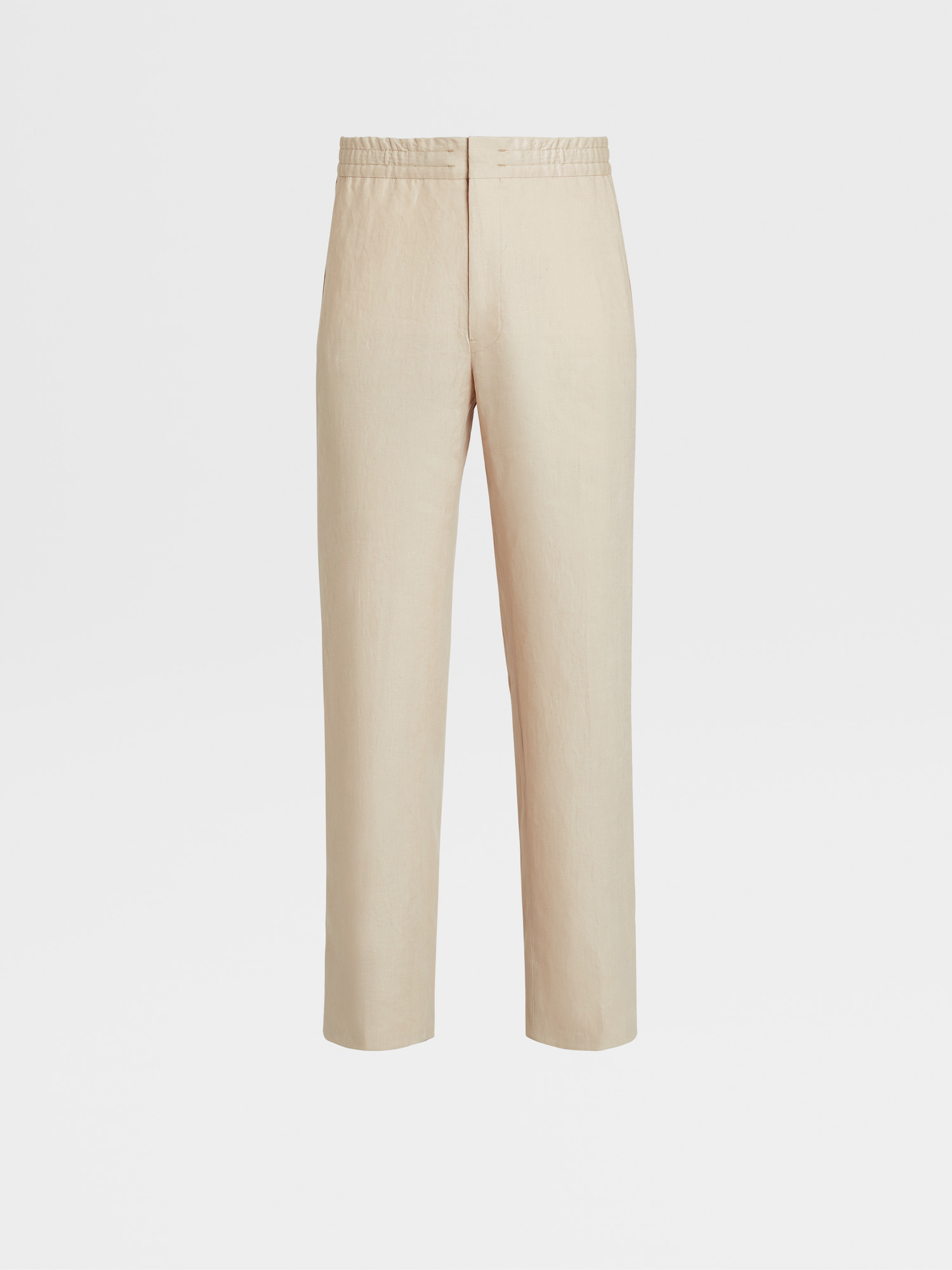 Off White Linen Joggers ZEGNA United Arab Emirates