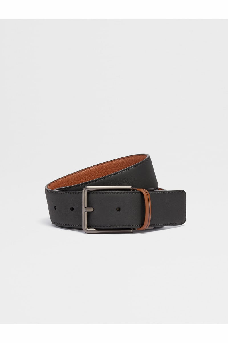 Men's Belts in Leather and Suede | ZEGNA