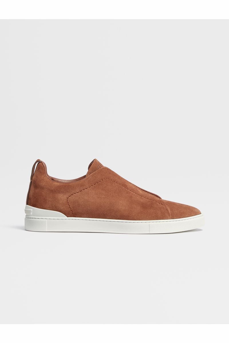 Tobacco Suede Triple Stitch™ Sneakers