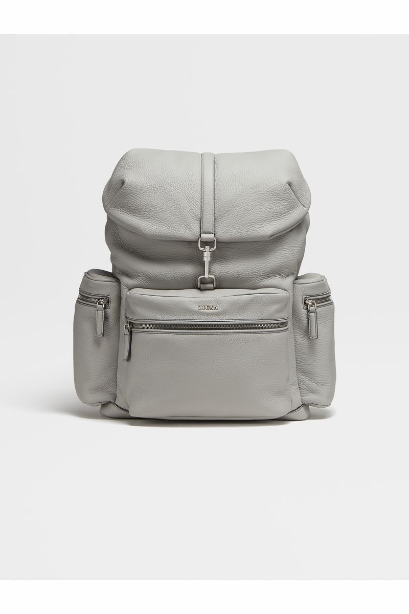 Grey Mélange Deerskin Special Backpack