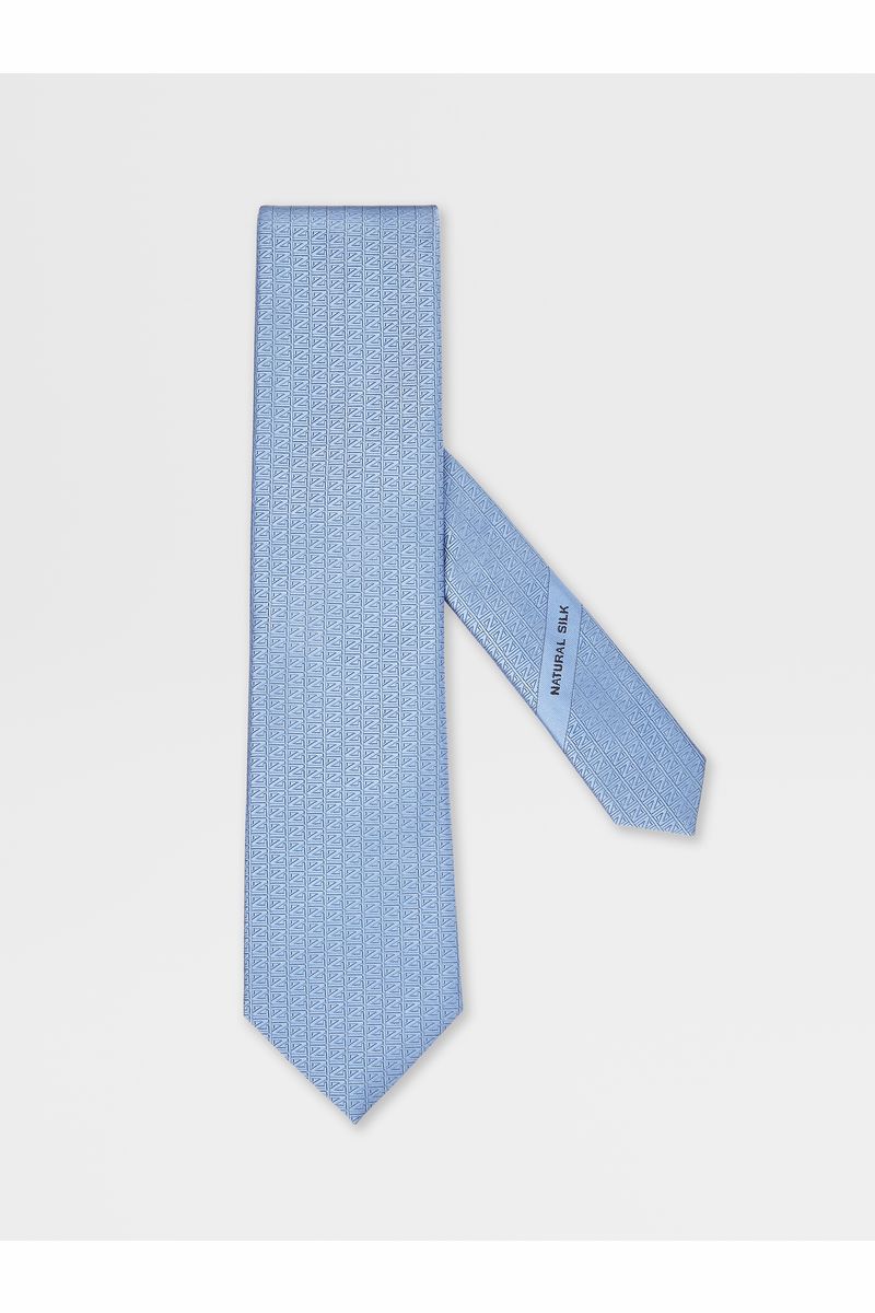 Bright Blue Silk Tie