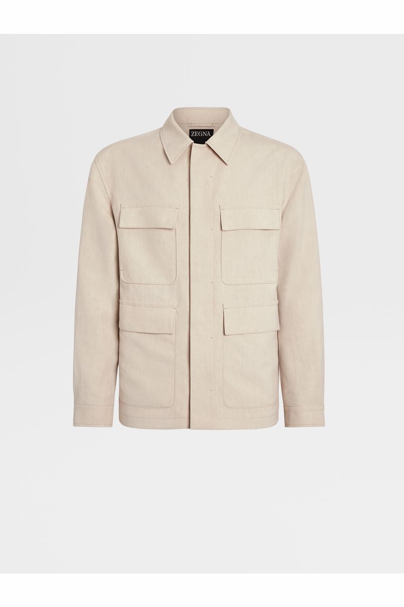 Pure Linen Field Jacket