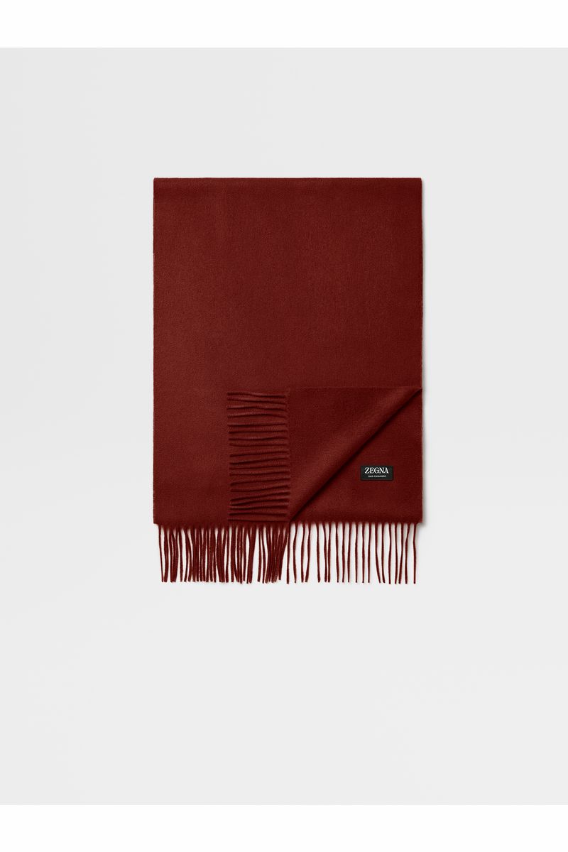 Red Oasi Cashmere Scarf