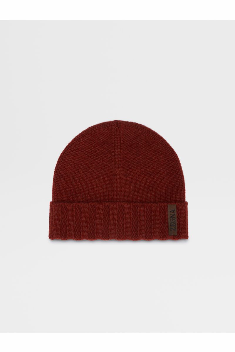 Red Oasi Cashmere Beanie