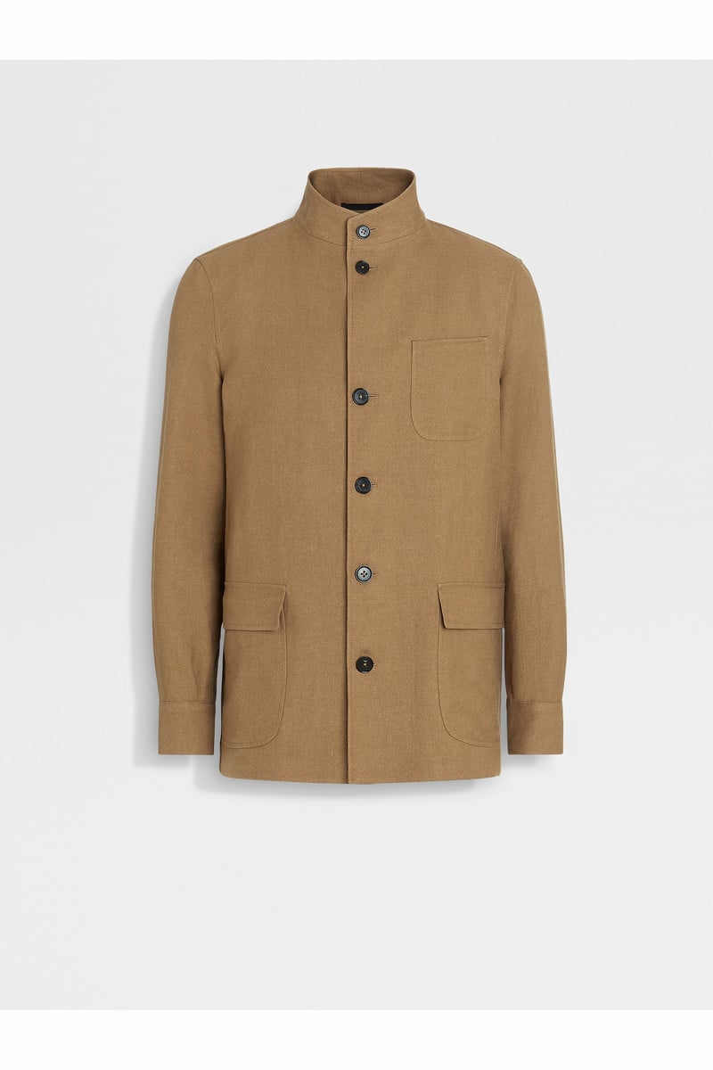 Linen and Wool Chore Jacket
